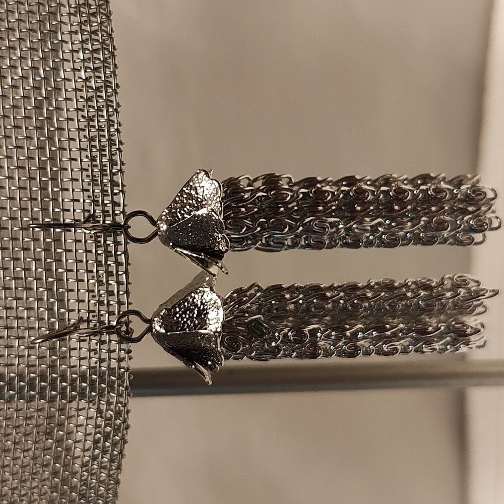 Elegant Silver Dangle Earrings
